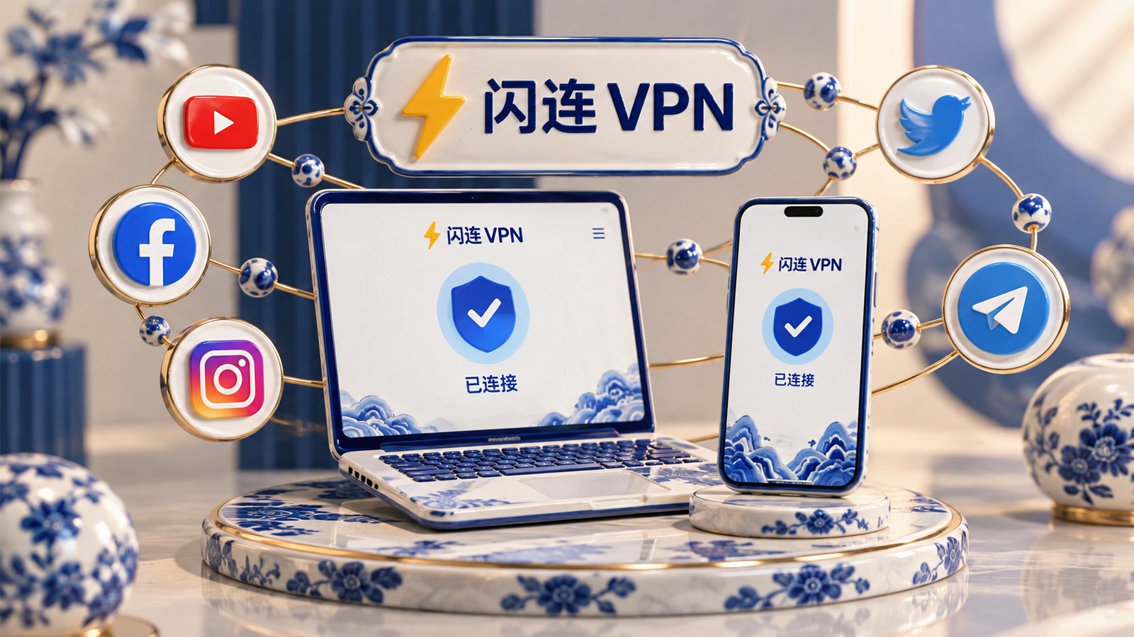 闪连VPNWindows安装相关视觉